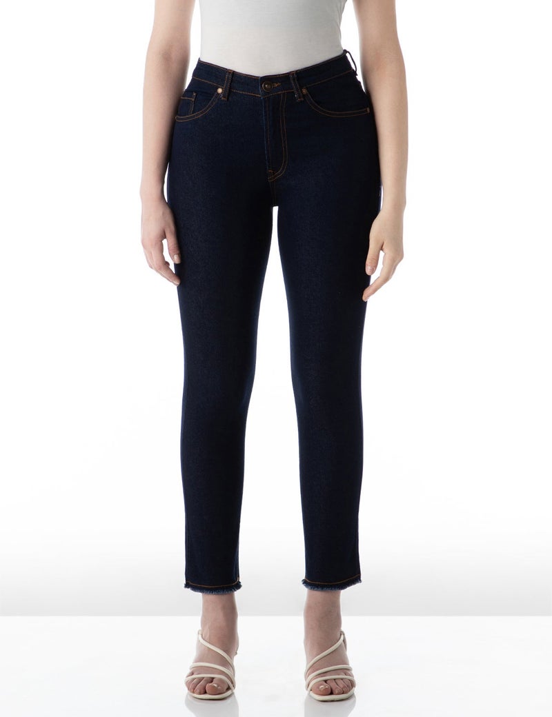 inkd Women's Slim Fit Jeans - Mid-Rise| Stretchable | Enzyme Wash | Classic 5 Pocket Styling | Jeans for Women - Image 1